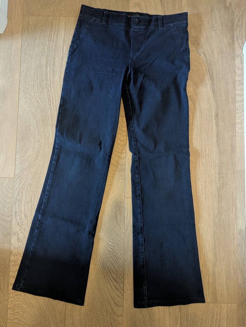 Betabrand Denim Yoga Pant Bootcut Medium
